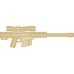 BrickArms 2.5" Scale Weapon High Caliber Sniper Rifle [HCSR] Tan