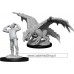 Dungeons & Dragons: Nolzur's Marvelous Unpainted Minis: Green Dragon Wyrmling and Afflicted Elf