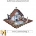 Sarissa - World War Europe - Destroyed Single Storey Semi 28mm