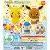 Bandai Capchara Pokemon Gashapon Pikachu Eevee Piplup Rowlet Set 1 Pezzo a Sorpresa