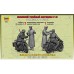 ZVEZDA 1/35 German Heavy Motorcycle with Rider and Officer Plastic Scale Kit