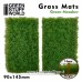 Green Stuff World Grass Mat Cutouts - Grass Mats Cut-Out Green Meadow 14mm 90x145 x 2