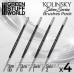 Green Stuff World Silver Series Kolinsky Brush Set