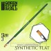 Green Stuff World Green Series Flat Synthetic Brush Size 3