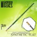 Green Stuff World Green Series Flat Synthetic Brush Size 1