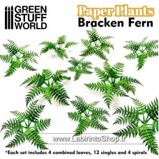 Green Stuff World Paper Plants - Bracken Fern