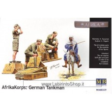 MasterBox 3559 Afrika Korps: German Tankmen 1/35
