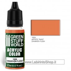 Green Stuff World 17ml Acrylic Color 1826 Dwarven Flesh