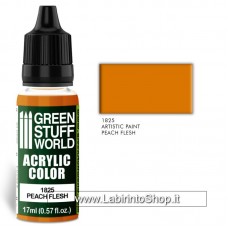 Green Stuff World 17ml Acrylic Color 1825 Peach Flesh