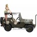 Hasegawa sp483 - 1/4 Ton 4x4 Utility Truck Cal 50 M2 Machine Gun With Blond Girl's Figure 1/24