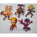 Marvel Stickers Set di 5 adesivi